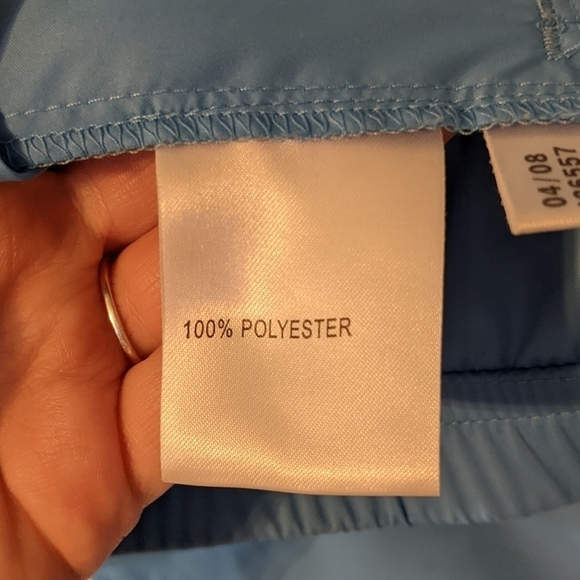 Adidas Climaproof Light Blue Maui Golf Windbreaker Jacket Size Small - Picture 9 of 10